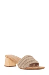 Donald Pliner Block Heel Sandal In Sand