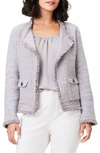 NIC + ZOE FRINGE TWEED JACKET