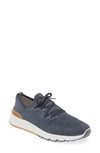 Brunello Cucinelli Platform Sneakers With Round Toe Design In Co250 Blue
