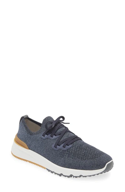 Brunello Cucinelli Lace-up Sneaker In Grey