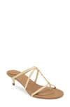Jacquemus Pralu Leather Sandals In Ivory