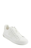 Dkny Abeni Platform Low Top Sneakers In Brt White