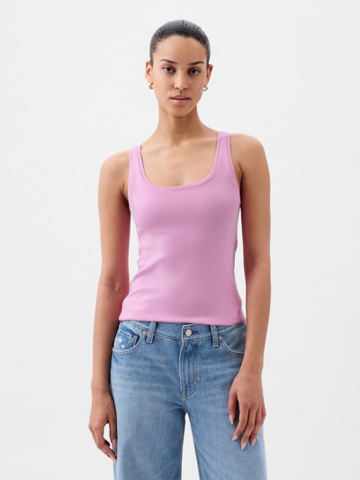 Gap Modern Tank Top In Sugar Pink