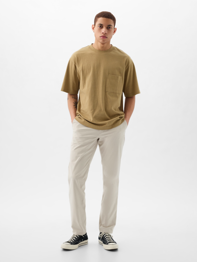 Gap Modern Khakis In Slim Fit In Grey