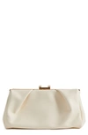 REISS MADISON LEATHER FRAME CLUTCH
