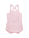 POLO RALPH LAUREN BABY GIRL'S CABLEKNIT ONE-PIECE