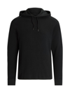 Polo Ralph Lauren Men's Stretch Waffle-knit Hoodie In Polo Black