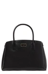 Kate Spade Serena Leather Satchel In Black