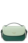 Kate Spade Knott Colorblock Leather Crossbody Bag In Beach Glass Multi