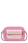 Kate Spade Ava Colorblocked Crossbody In Echinacea Flower Mul