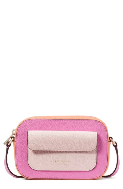 KATE SPADE AVA COLORBLOCK LEATHER CROSSBODY BAG