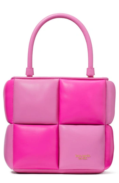 KATE SPADE BOXXY COLORBLOCK QUILTED LEATHER TOTE