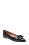 Linea Paolo Nolene Pointed Toe Flat In Black