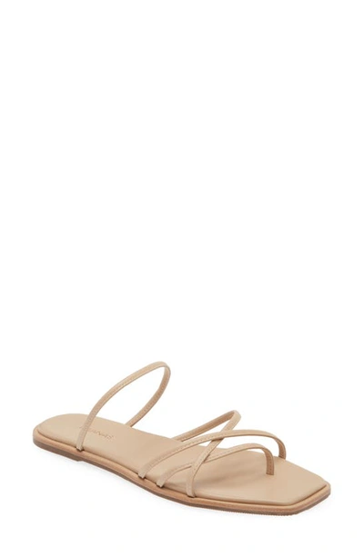 Kaanas Kapok Slide Sandal In Beige