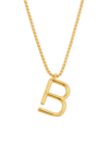 Roxanne Assoulin Women's Initial Reaction Goldtone & Enamel Pendant Necklace In B
