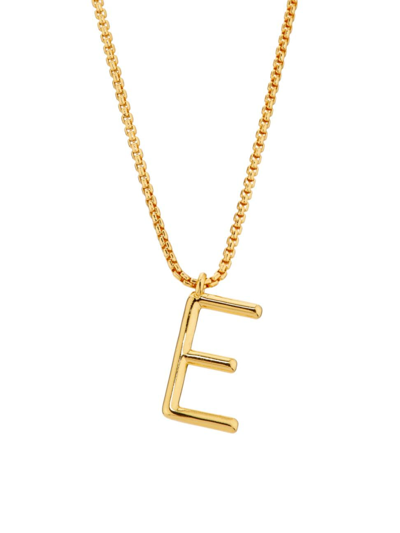 Roxanne Assoulin Women's Initial Reaction Goldtone & Enamel Pendant Necklace