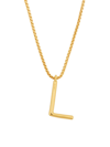 Roxanne Assoulin Women's Initial Reaction Goldtone & Enamel Pendant Necklace In L