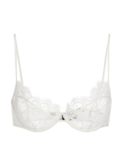 Kiki De Montparnasse Women's Demi Lace Bra In Ivory