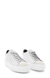 P448 Thea Platform Sneaker In White-black