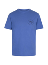 Stefano Ricci Men's Crewneck T-shirt In Past Blue