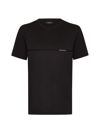 Stefano Ricci Men's Crewneck T-shirt In Black