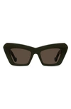Loewe Lw 40036 I 96e Cat Eye Sunglasses In Black
