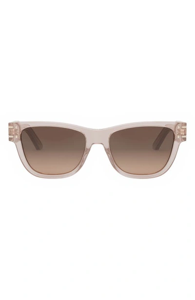 Dior Signature S6u Sunglasses In Shiny Pink Gradie