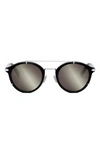 Dior Man Sunglass Blacksuit Ri In Matte Black / Smoke Mirror