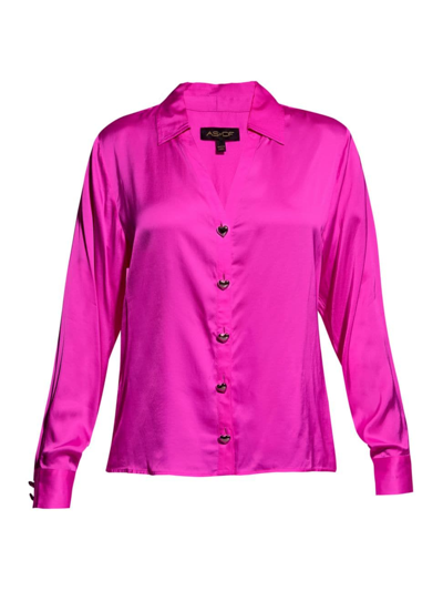 As By Df Women's Tasha Blouse In Magenta