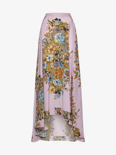 Etro Skirt In Lilac,multicolor