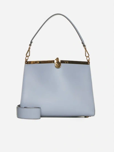 Etro Light Blue Vela Mini Bag In Sky Blue