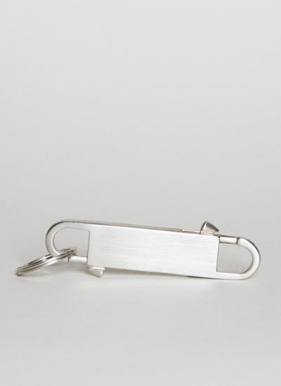 Rick Owens Gemini Keychain In White