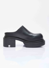 Rick Owens Bogun Chunky Leather Slippers In Black
