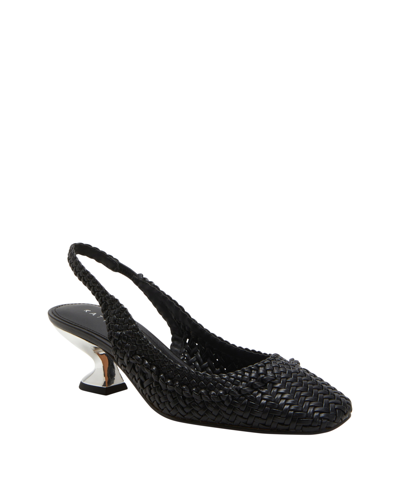 Katy Perry The Laterr Woven Slingback Pump In Black