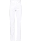 Isabel Marant Jack Mid-rise Straight-leg Jeans In White