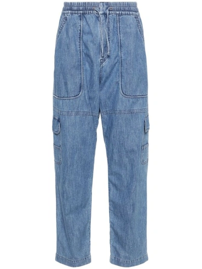 Marant Vanni Light Cargo Jeans In Blue