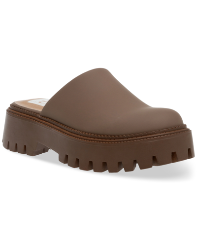 Dv Dolce Vita Women's Lexy Lug-sole Platform Clogs In Mushroom