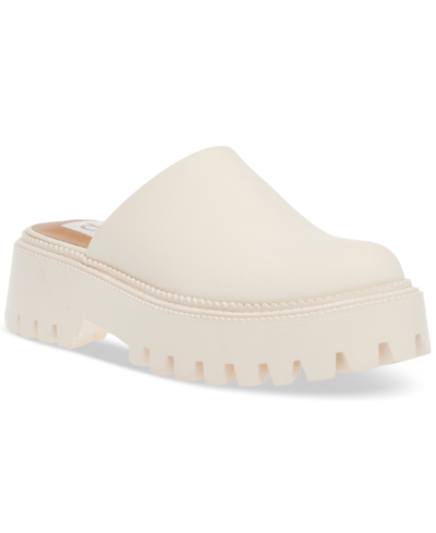 Dv Dolce Vita Women's Lexy Lug-sole Platform Clogs In Ivory