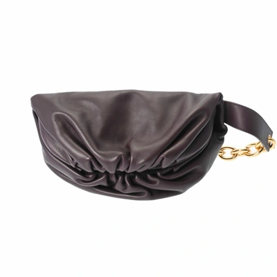 Bottega Veneta Burgundy Leather Shoulder Bag ()