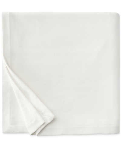 SFERRA ALLEGRA CLASSIC TWILL COTTON BLANKET, FULL/QUEEN