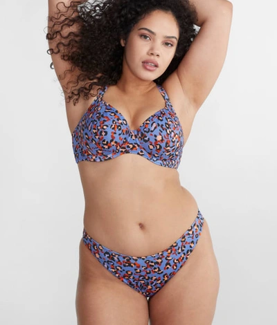 Freya Santiago Nights Hi-cut Bikini Bottom In Leopard