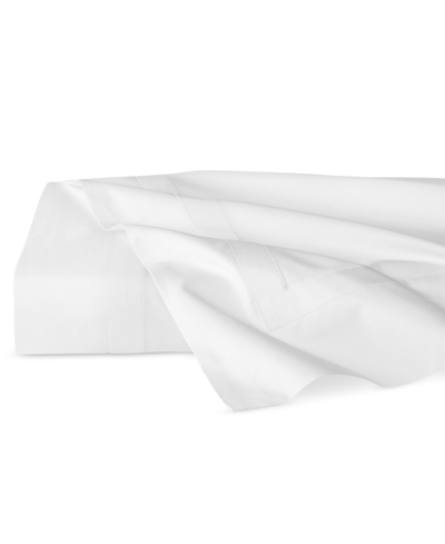 Sferra Estate Woven Cotton Flat Sheet, King In White,white
