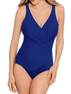 Miraclesuit Must Haves Oceanus Underwire One-piece Ddd-cups In Azul