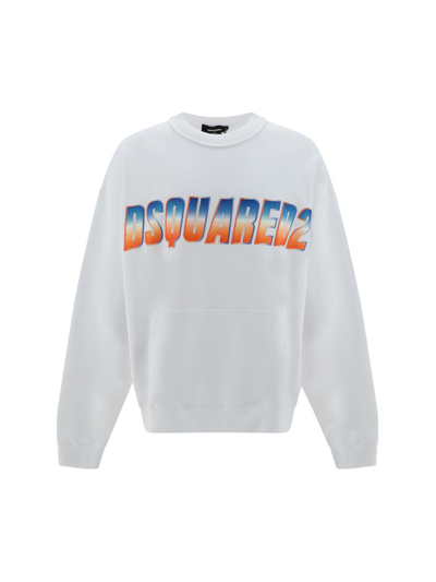 Dsquared2 Logo Printed Long In White