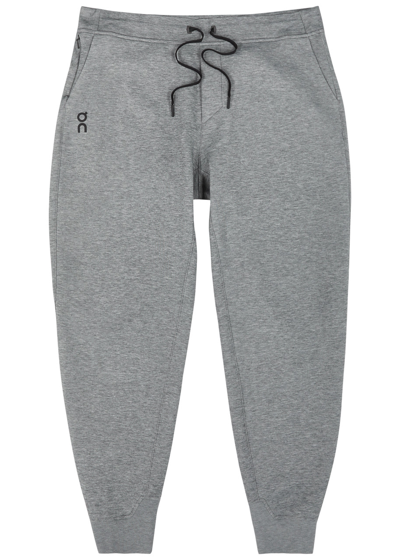 On Running Logo-print Jersey Sweatpants In Grey