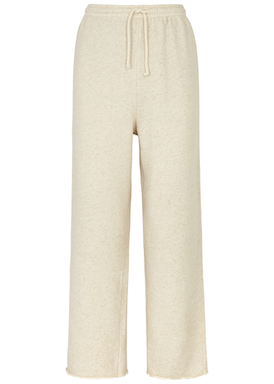 American Vintage Itonay Cotton-blend Sweatpants In Cream