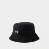 Y-3 BUCKET HAT - Y-3 - COTTON - BLACK