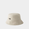 Y-3 BUCKET HAT - Y-3 - COTTON - BEIGE