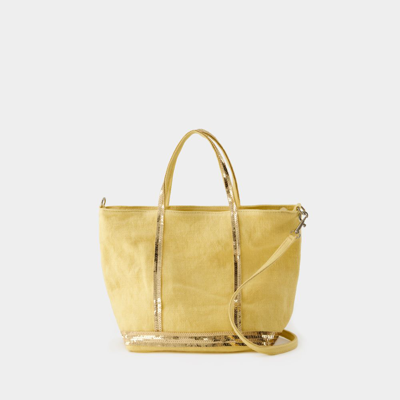 Vanessa Bruno Cabas S Shopper Bag -  - Linen - Fresh Butter In Brown