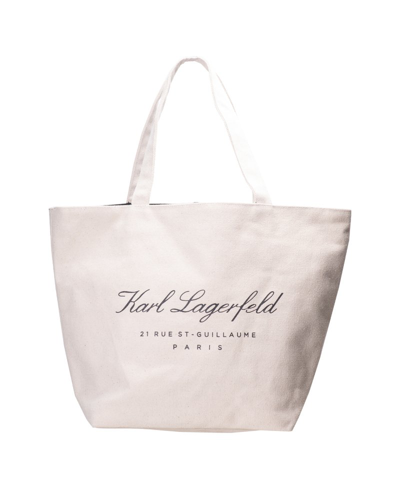 Karl Lagerfeld Hotel Karl Reversible Tote Bag In Multi